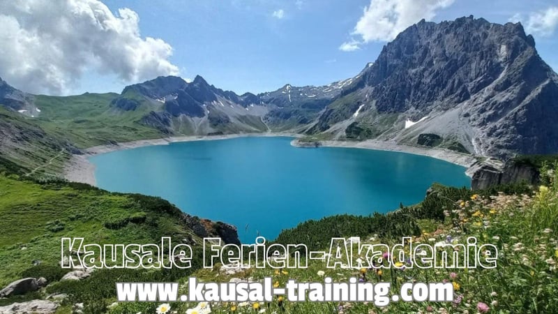 Lünersee und Berge 